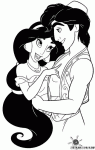 Principessa Jasmine e Aladdin