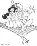 Tappeto volante, Aladdin e Jasmine