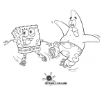 Patrick Stella e SpongeBob