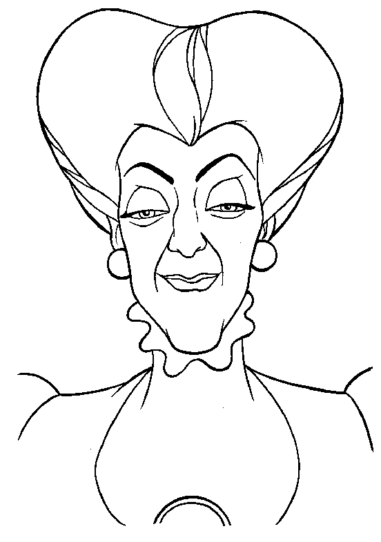 Disegni Colorare Per Bambini Lady Tremaine Matrigna Disegni Colorare Per Bambini Lady Tremaine Matrigna