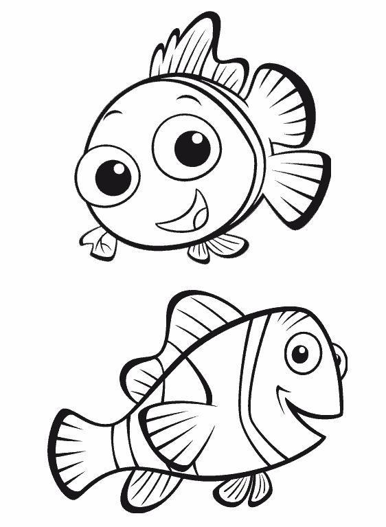 Nemo Disegni da colorare Alla ricerca di Nemo