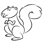 Come disegnare uno scoiattolo